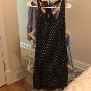 Black and white tank top dress